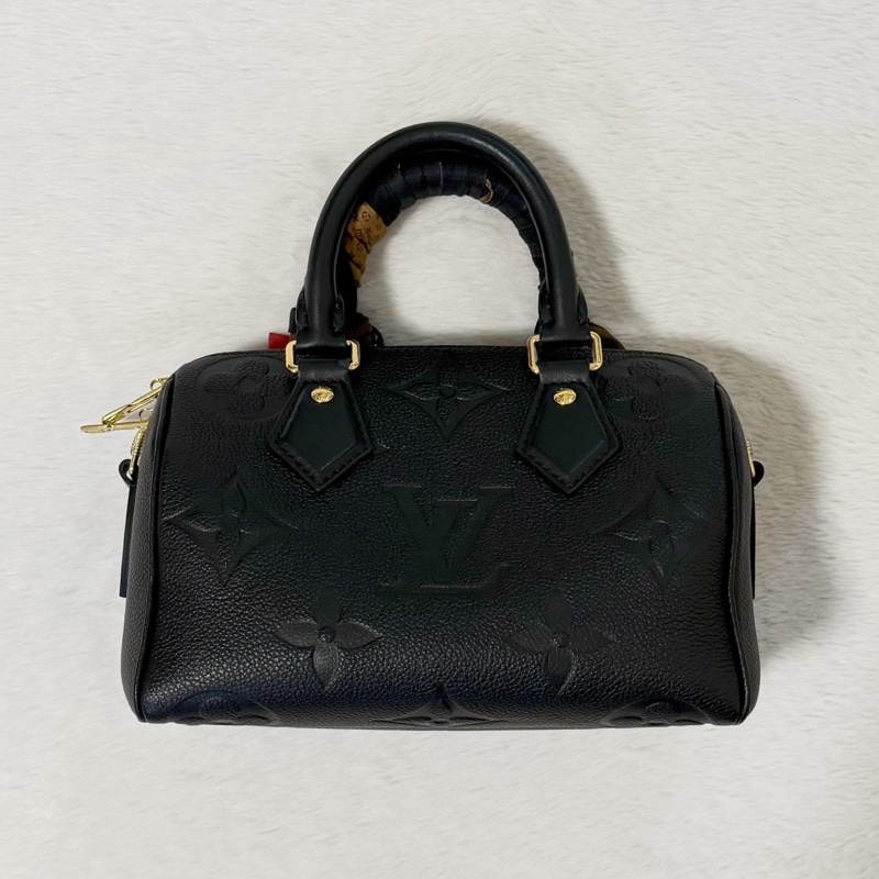Louis Vuitton Speedy 20 黑色 （含LV長絲巾)-1