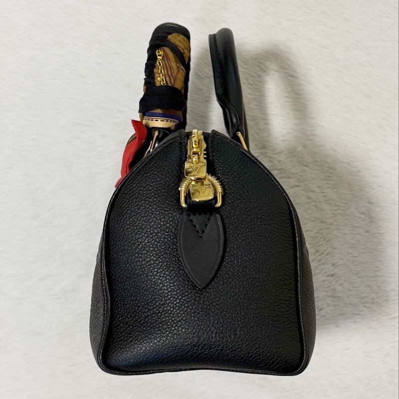 Louis Vuitton Speedy 20 黑色 （含LV長絲巾)-2