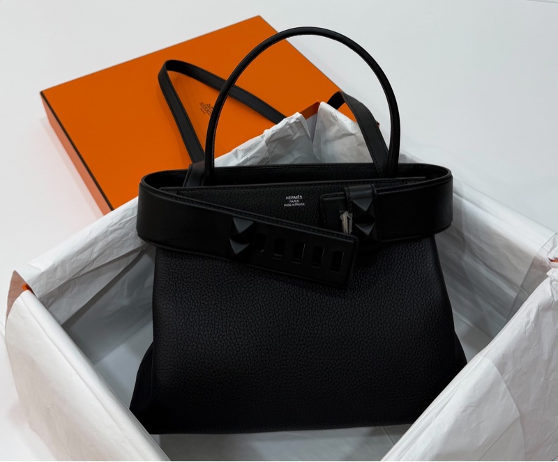 HERMES 愛馬仕 Medor 黑色 手提包 肩背包 側背包 斜背包-0