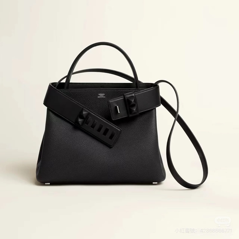 HERMES 愛馬仕 Medor 黑色 手提包 肩背包 側背包 斜背包-2