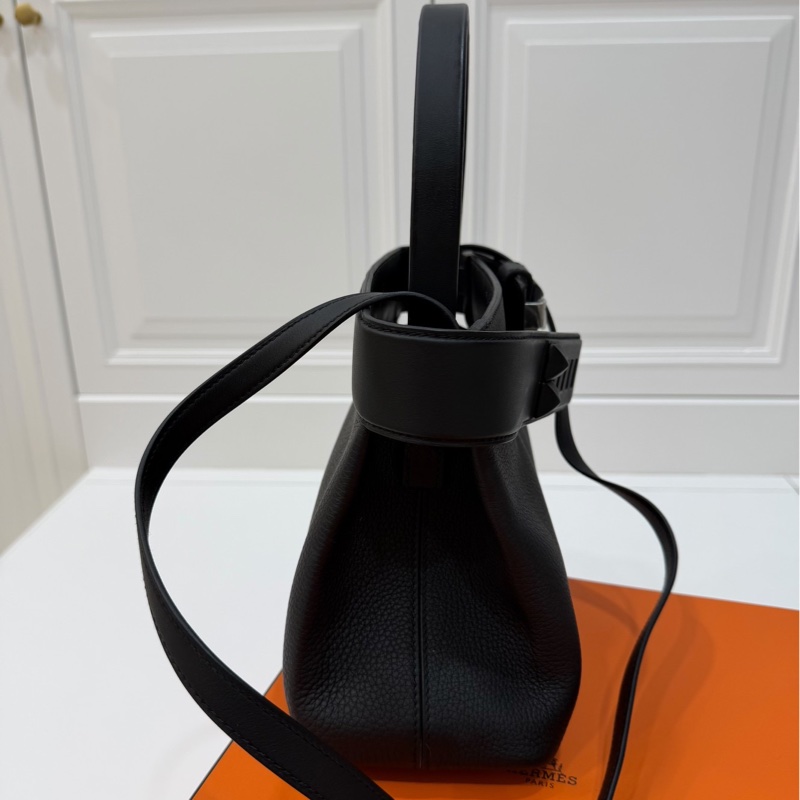 HERMES 愛馬仕 Medor 黑色 手提包 肩背包 側背包 斜背包-17