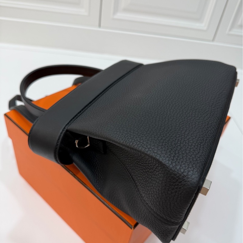 HERMES 愛馬仕 Medor 黑色 手提包 肩背包 側背包 斜背包-26