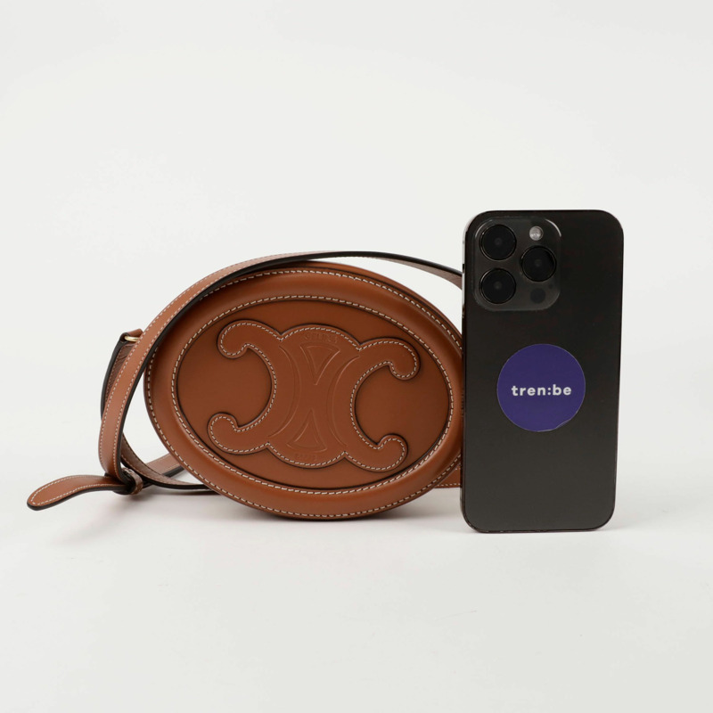 CELINE Triomphe Oval Pulse 斜背包 10I703DPQ-7