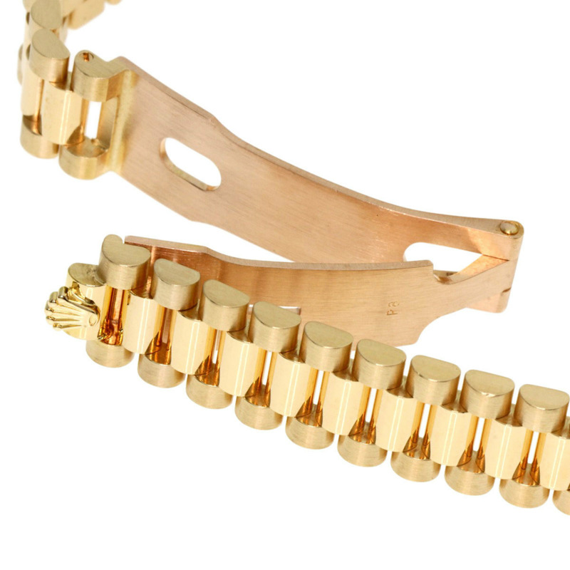 勞力士 69198SA Datejust 藍寶石鑽石腕錶，18K黃金錶殼，鑲嵌鑽石和藍寶石，女士款-7