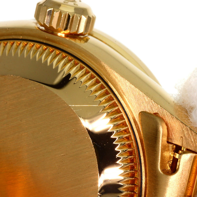 勞力士 69198SA Datejust 藍寶石鑽石腕錶，18K黃金錶殼，鑲嵌鑽石和藍寶石，女士款-19