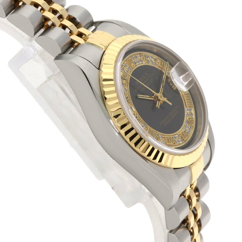 勞力士 79173MR Datejust 百萬鑽女錶，不鏽鋼 SSx18KYG (18KYG) 錶殼-5