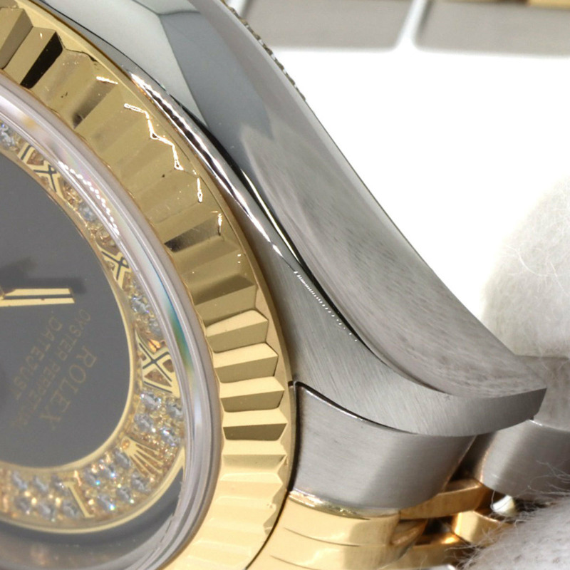 勞力士 79173MR Datejust 百萬鑽女錶，不鏽鋼 SSx18KYG (18KYG) 錶殼-15