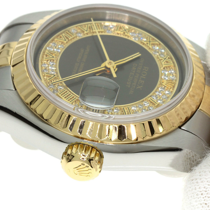 勞力士 79173MR Datejust 百萬鑽女錶，不鏽鋼 SSx18KYG (18KYG) 錶殼-19