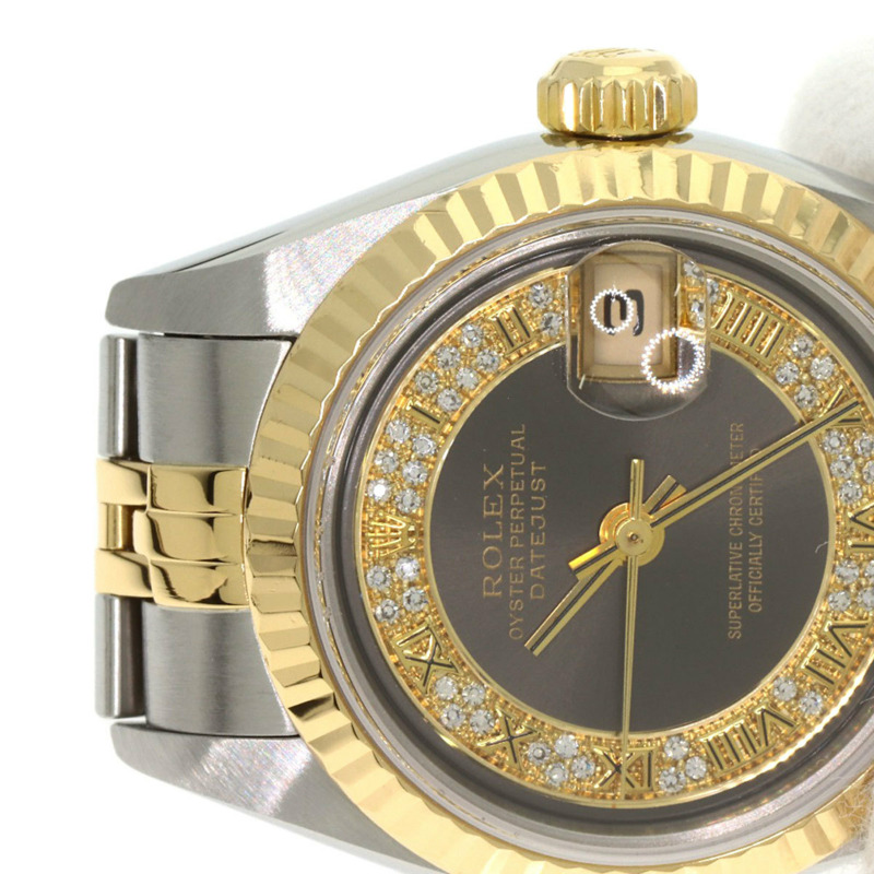 勞力士 79173MR Datejust 百萬鑽女錶，不鏽鋼 SSx18KYG (18KYG) 錶殼-21