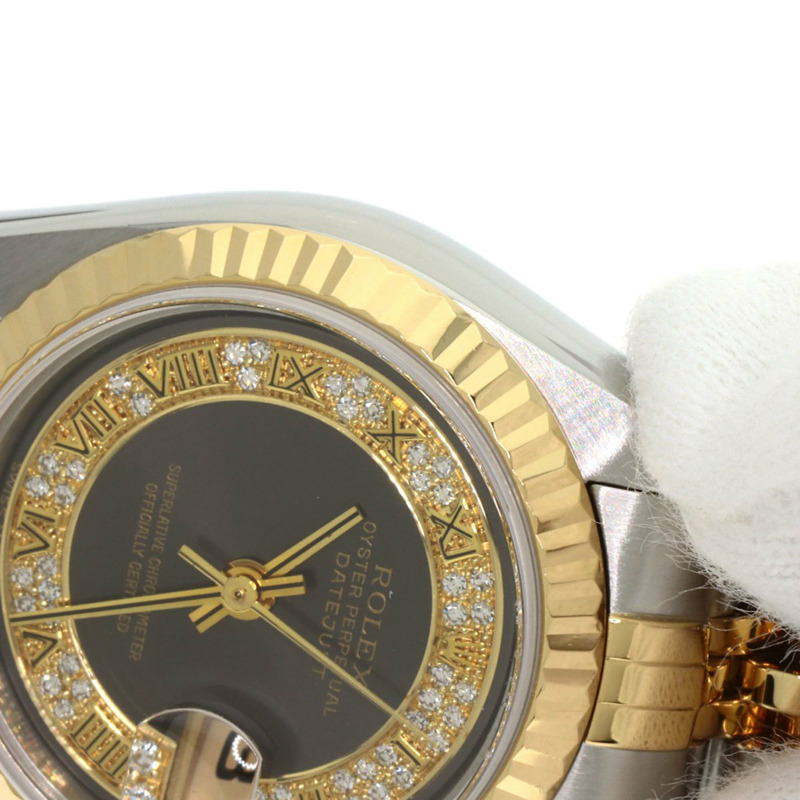 勞力士 79173MR Datejust 百萬鑽女錶，不鏽鋼 SSx18KYG (18KYG) 錶殼-24