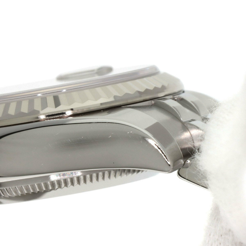 勞力士 179174G Datejust 10P 鑲鑽女錶，精鋼/18K 白金錶殼-12