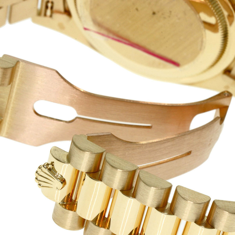 勞力士 18238LE 星期日曆型祖母綠鑲鑽腕錶，18K黃金（18KYG）男士款-7