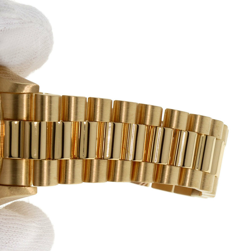 勞力士 18238LE 星期日曆型祖母綠鑲鑽腕錶，18K黃金（18KYG）男士款-9