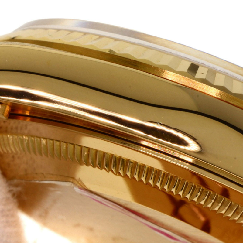 勞力士 18238LE 星期日曆型祖母綠鑲鑽腕錶，18K黃金（18KYG）男士款-16