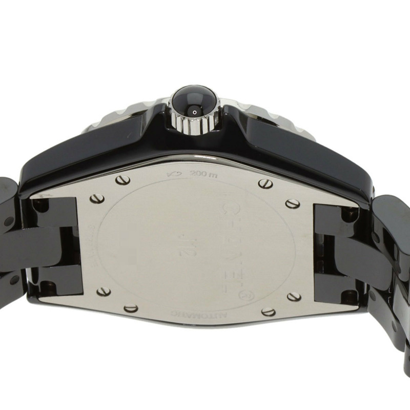 香奈兒 H3829 J12 38毫米黑色陶瓷男士腕錶-6