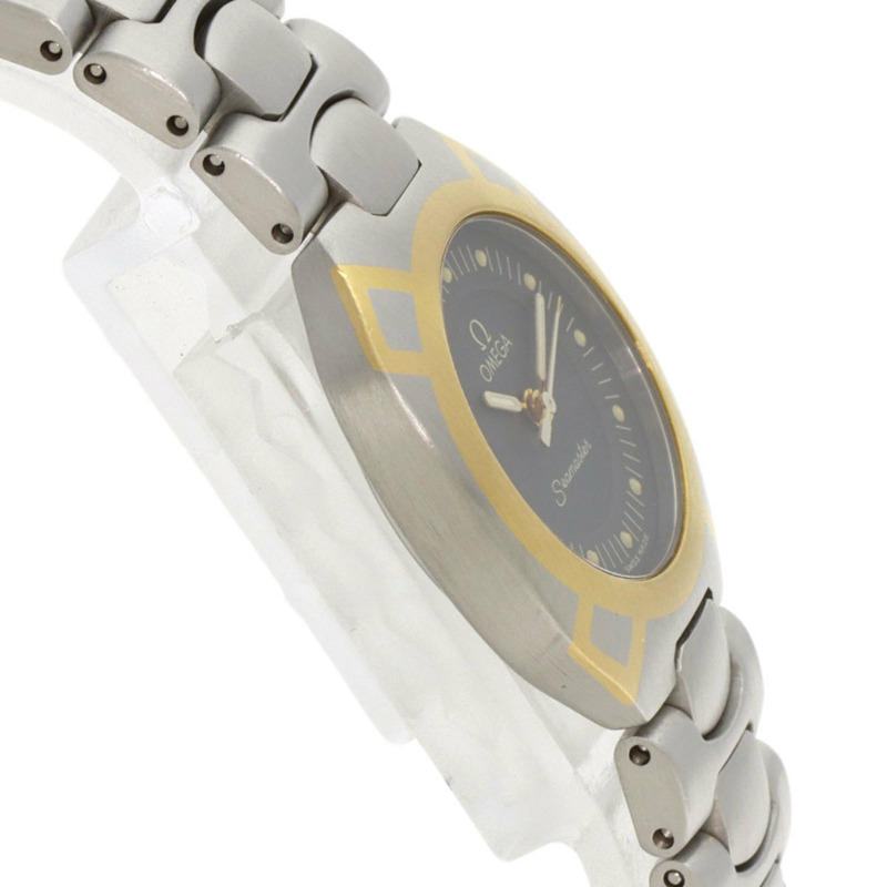 歐米茄海馬系列北極星不鏽鋼腕錶 SSxGP 女士款-5