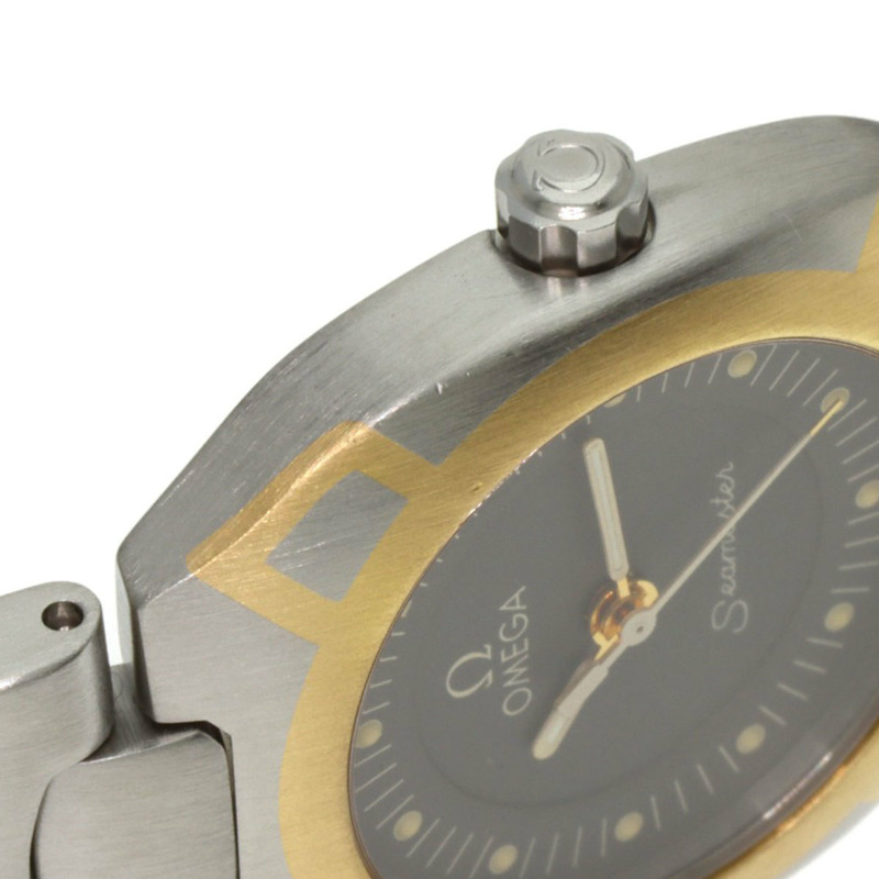 歐米茄海馬系列北極星不鏽鋼腕錶 SSxGP 女士款-9