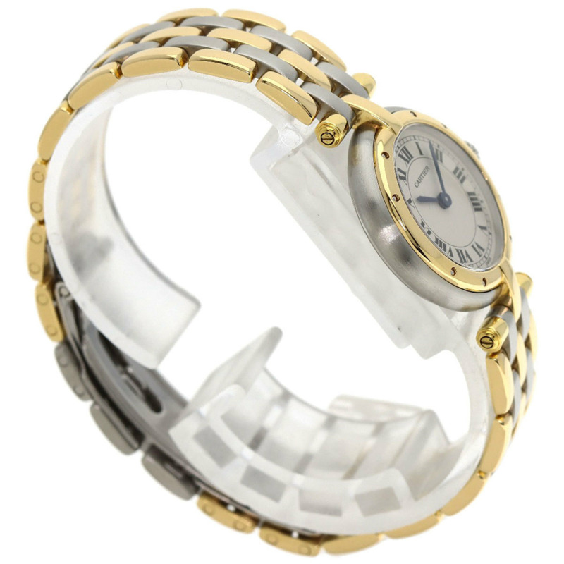 卡地亞 Panthere SM 三排錶盤腕錶 W25030B8，精鋼，SSx18KYG，女款-1