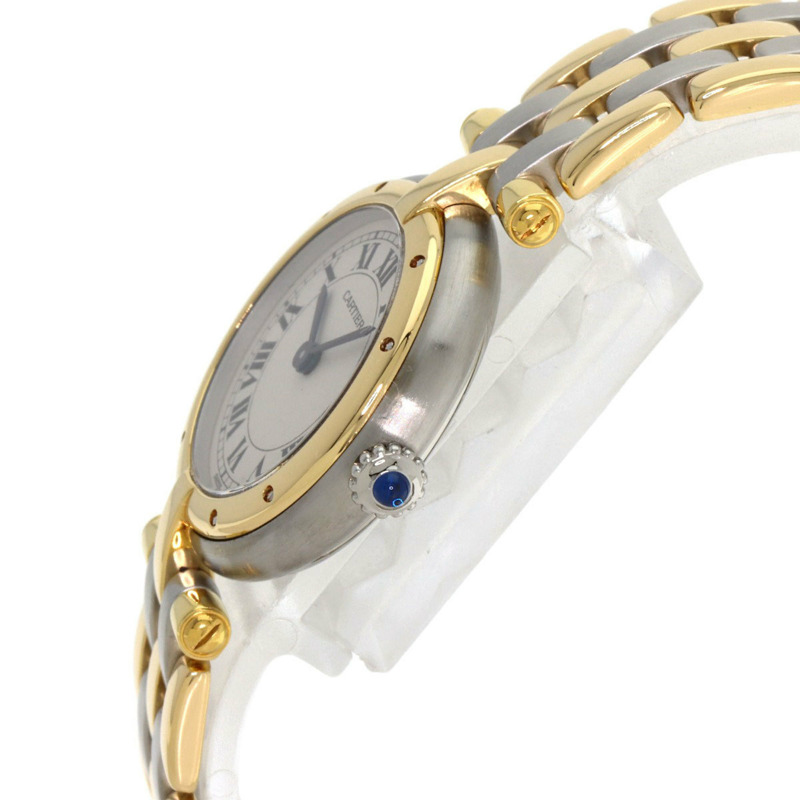 卡地亞 Panthere SM 三排錶盤腕錶 W25030B8，精鋼，SSx18KYG，女款-4