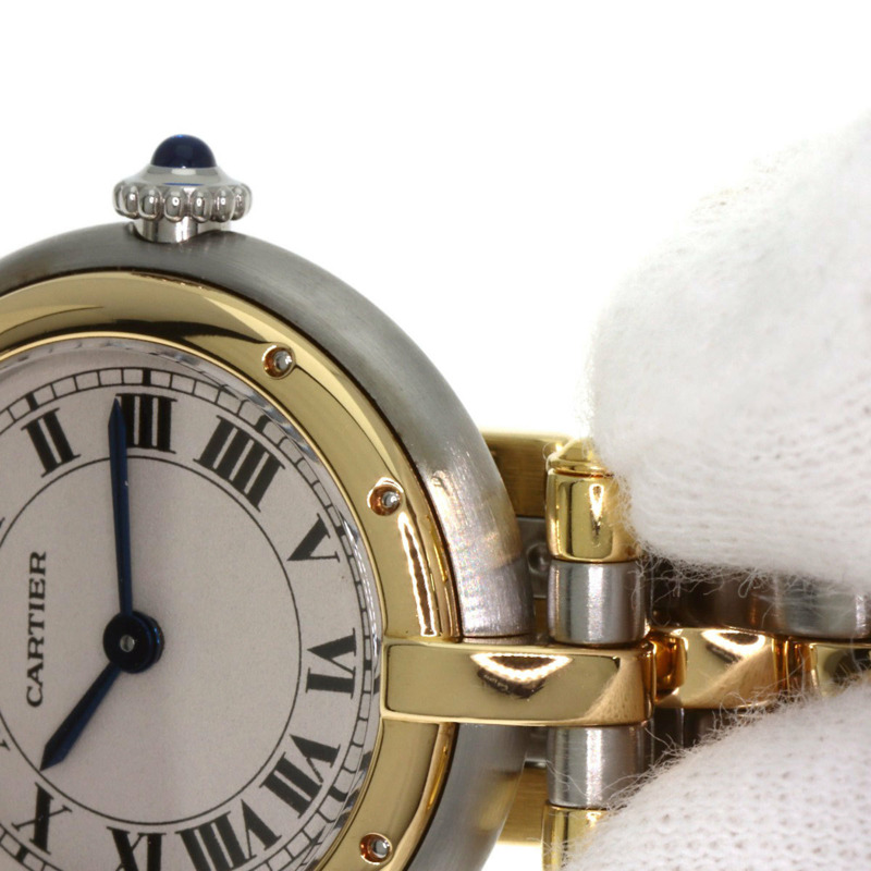 卡地亞 Panthere SM 三排錶盤腕錶 W25030B8，精鋼，SSx18KYG，女款-14