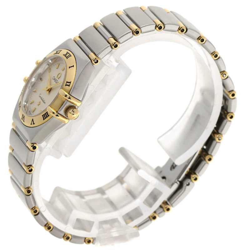 歐米茄 1372.30 星座影集迷你腕錶，不鏽鋼材質，SSx18KYG，18KYG，女款-1