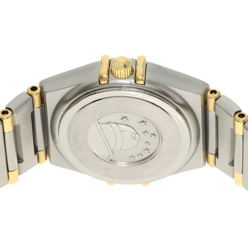 歐米茄 1372.30 星座影集迷你腕錶，不鏽鋼材質，SSx18KYG，18KYG，女款-6