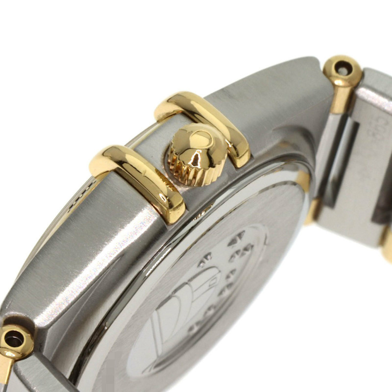 歐米茄 1372.30 星座影集迷你腕錶，不鏽鋼材質，SSx18KYG，18KYG，女款-8