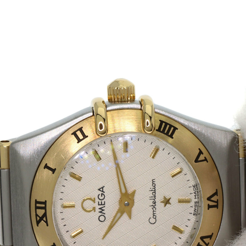 歐米茄 1372.30 星座影集迷你腕錶，不鏽鋼材質，SSx18KYG，18KYG，女款-14