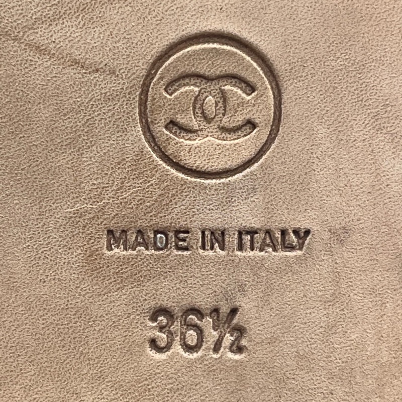 98新 chanel香奈兒 山茶花涼拖 36.5碼-5