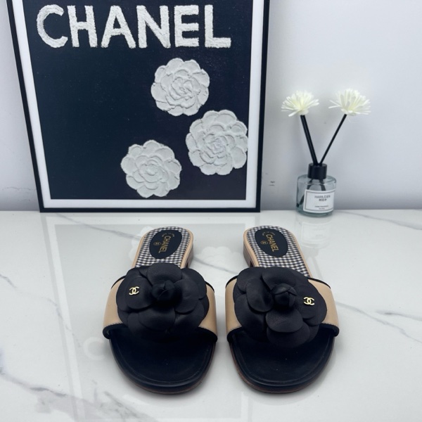 98新 chanel香奈兒 山茶花涼拖 36.5碼-6
