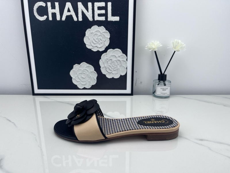 98新 chanel香奈兒 山茶花涼拖 36.5碼-9