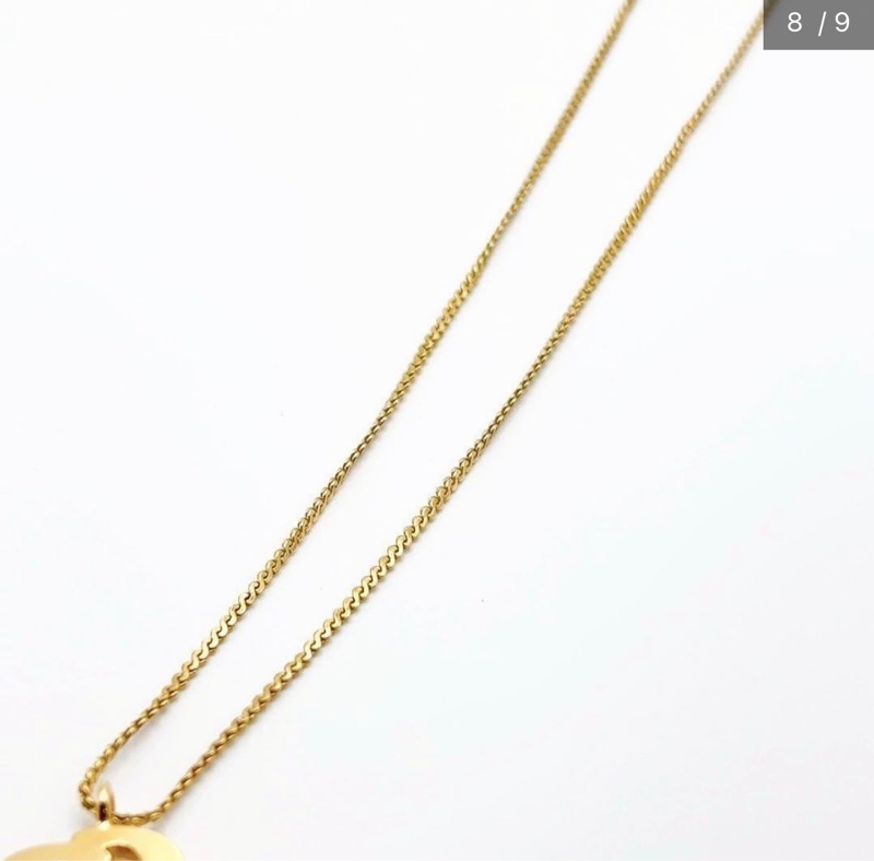 Christian Dior 經典CD標誌水鑽項鍊  極美✨-7