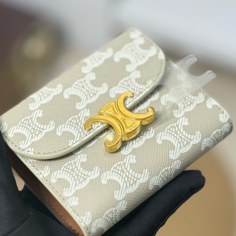 Celine奶茶色錢包