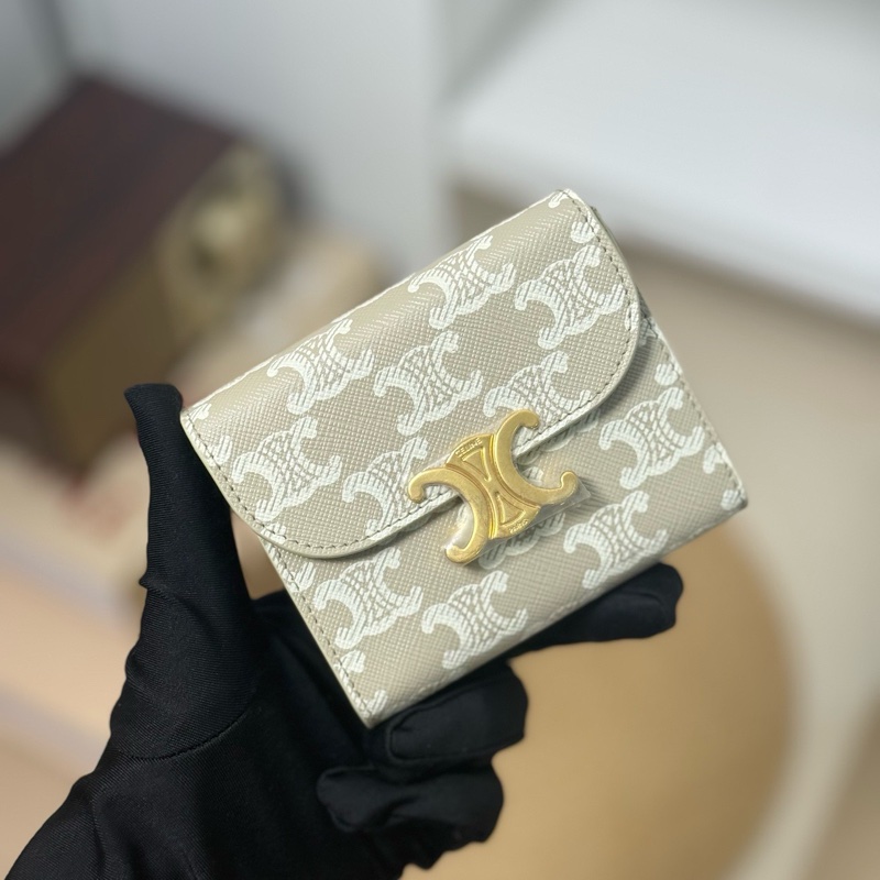Celine奶茶色錢包-20