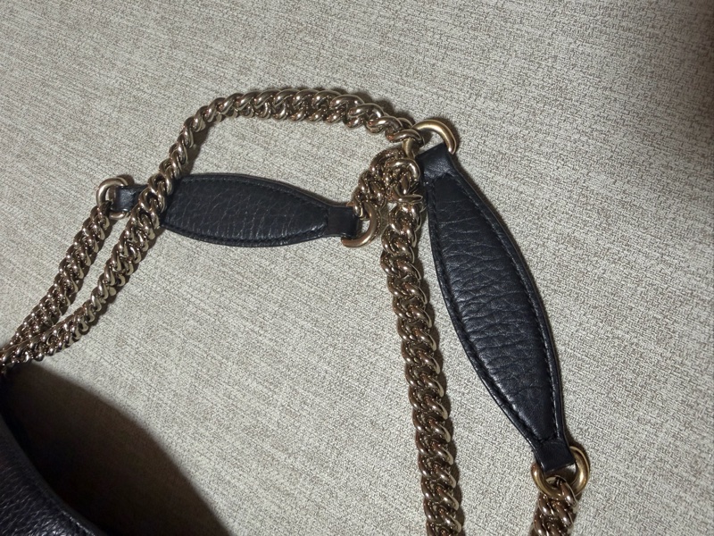 Gucci 經典SOHO流蘇雙鏈手提兩用包-4