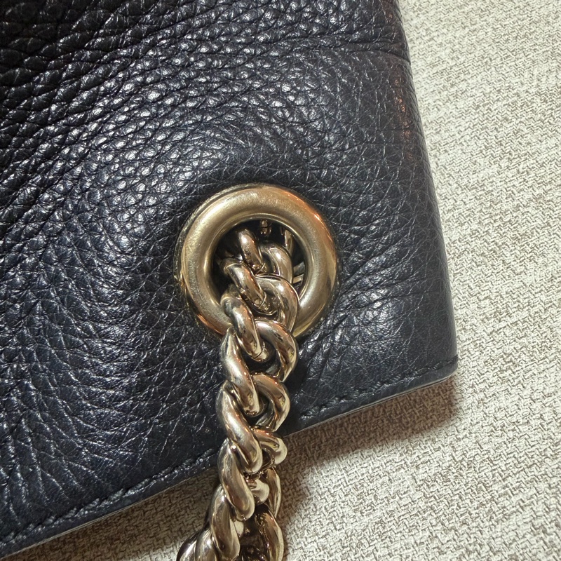 Gucci 經典SOHO流蘇雙鏈手提兩用包-17