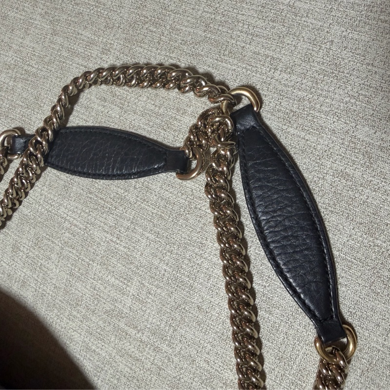 Gucci 經典SOHO流蘇雙鏈手提兩用包-26