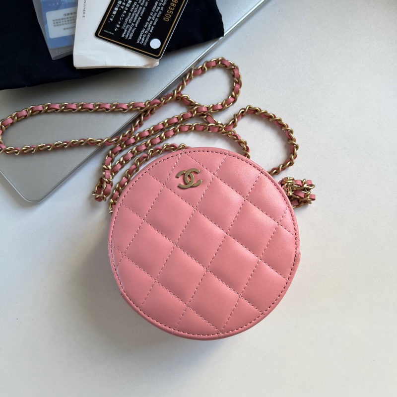 🌸 Chanel 櫻花粉小圓餅 有卡 狀況不錯！-0