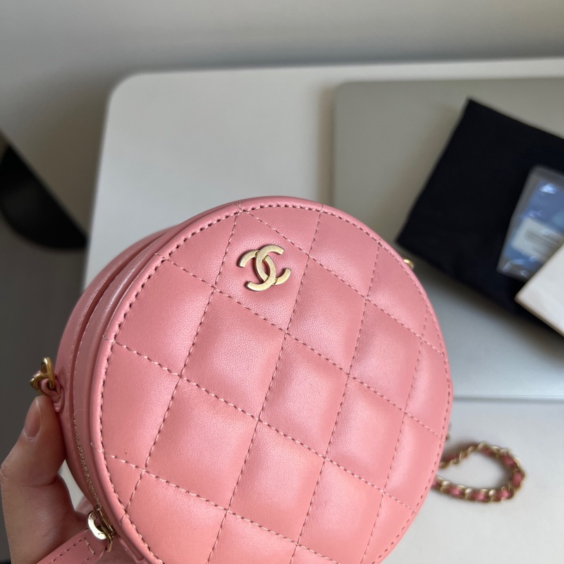 🌸 Chanel 櫻花粉小圓餅 有卡 狀況不錯！-2