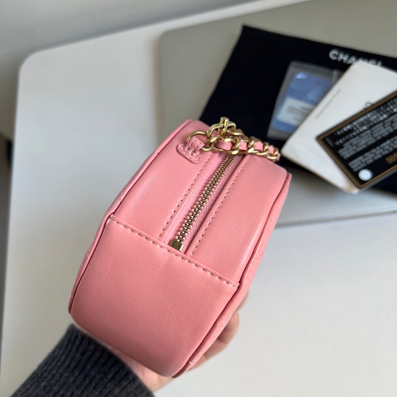 🌸 Chanel 櫻花粉小圓餅 有卡 狀況不錯！-6