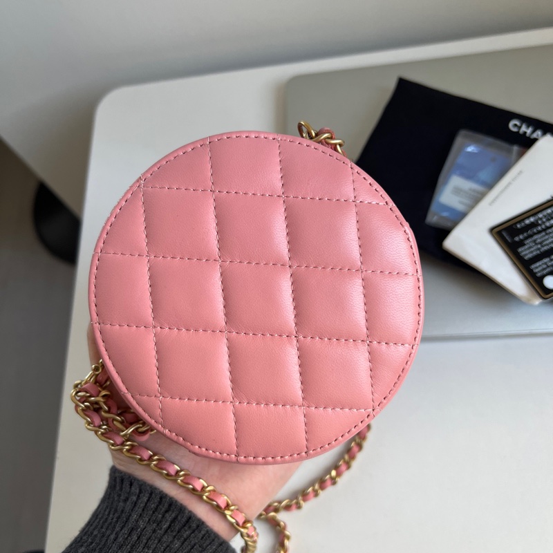 🌸 Chanel 櫻花粉小圓餅 有卡 狀況不錯！-8