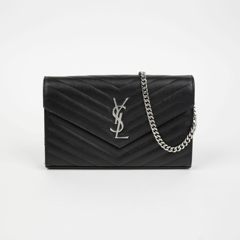 SAINT LAURENT Cassandra Matelassé 單肩斜背包 377828-0