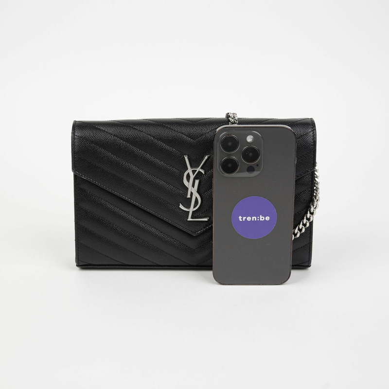 SAINT LAURENT Cassandra Matelassé 單肩斜背包 377828-10