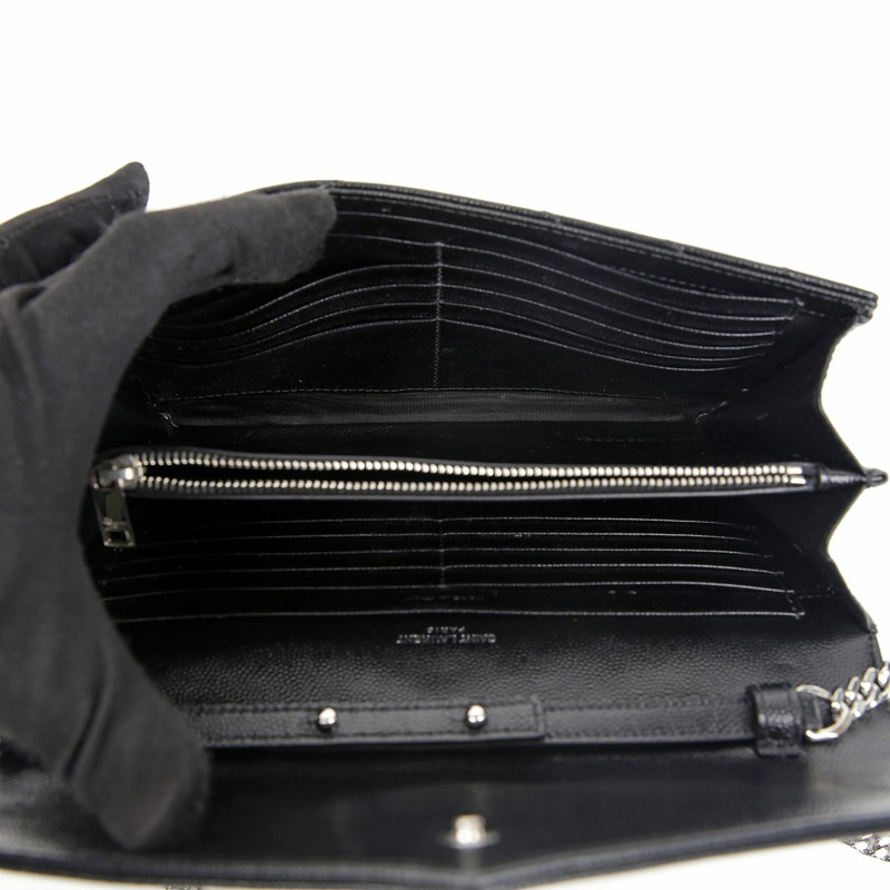 SAINT LAURENT Cassandra Matelassé 單肩斜背包 377828-12