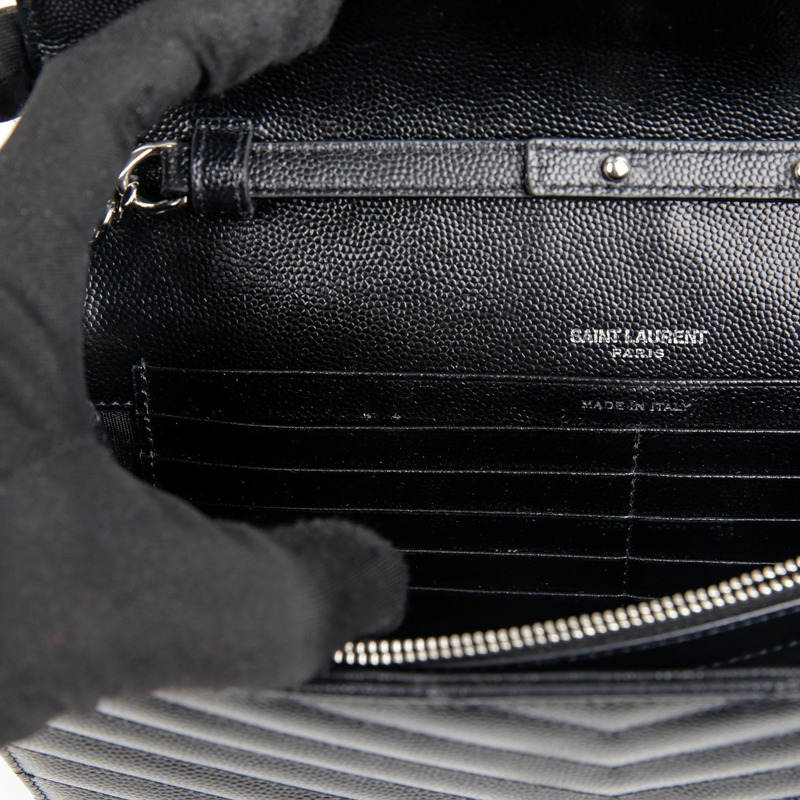 SAINT LAURENT Cassandra Matelassé 單肩斜背包 377828-14