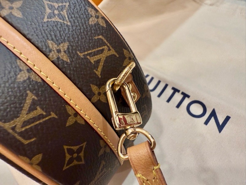 (9.9成新)LOUIS VUITTON Petite BofteChapeau 硬殼帽子盒圓餅包 M43514肩背手提包-3