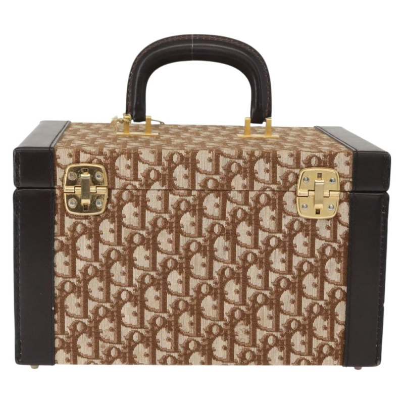 【日本直送】Christian Dior Trotter帆布化妝包 米色金色 正品 143663V-1