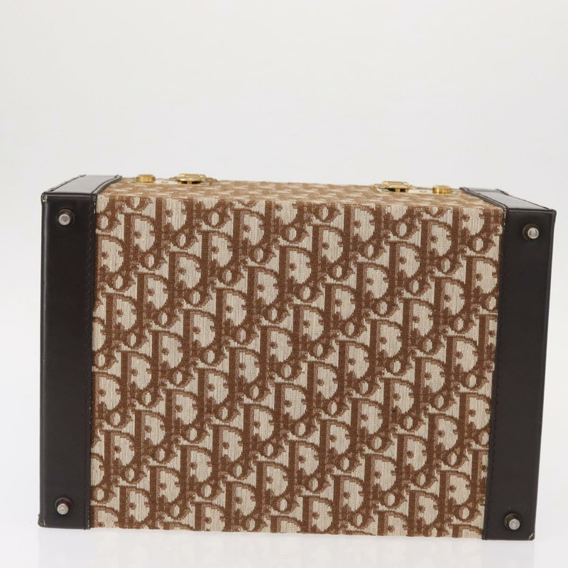 【日本直送】Christian Dior Trotter帆布化妝包 米色金色 正品 143663V-4