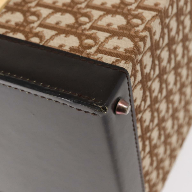 【日本直送】Christian Dior Trotter帆布化妝包 米色金色 正品 143663V-7