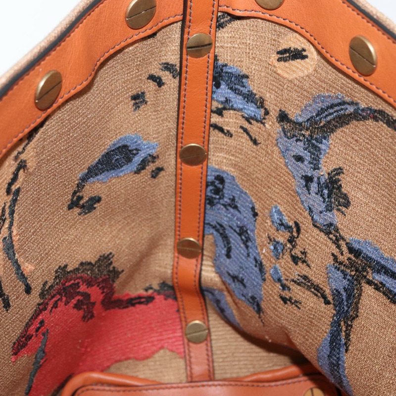 【日本直送】Christian Dior帆布肩背包，金色棕色，正品ka149M-17